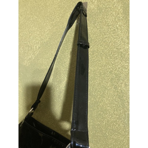 Vintage 90s Versace Parums Nylon & Patent Shoulder Bag - Picture 5 of 11